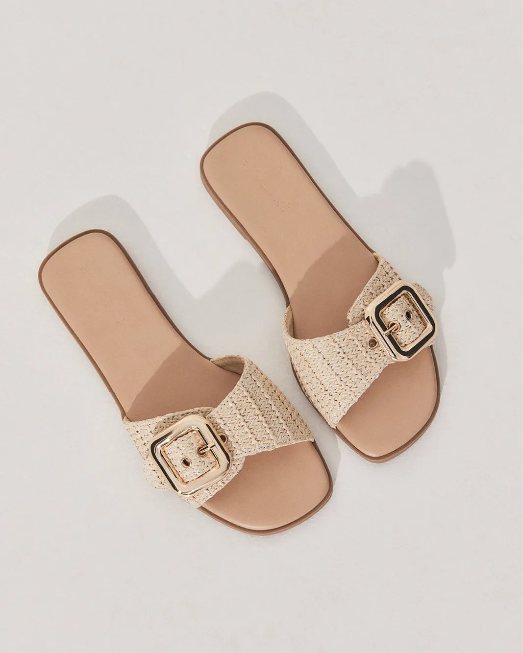 VASILI - NATURAL RAFFIA Relaxed sandals Urban Go