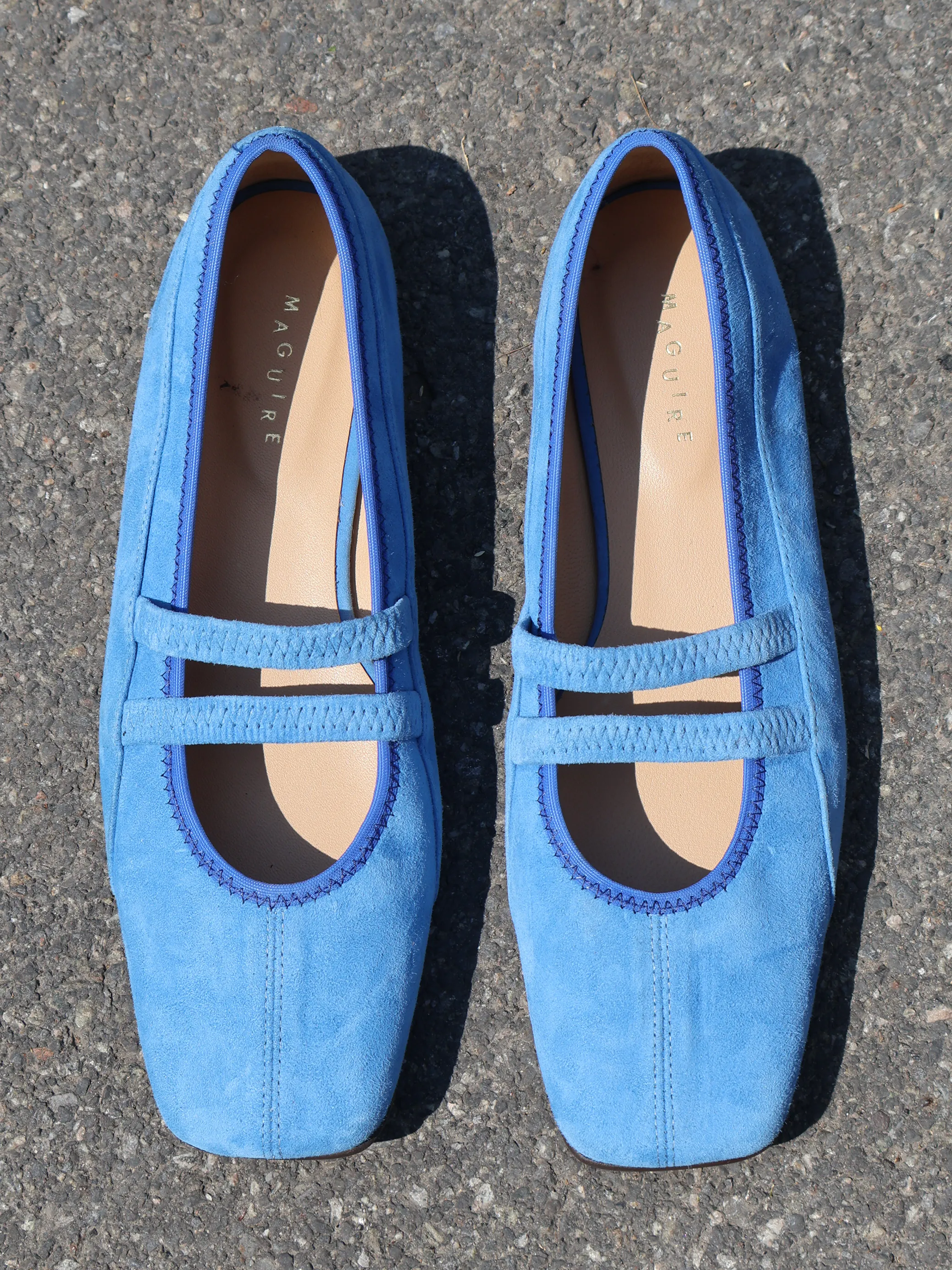 Wide toe box Boho Soul Velas Azure Ballerina