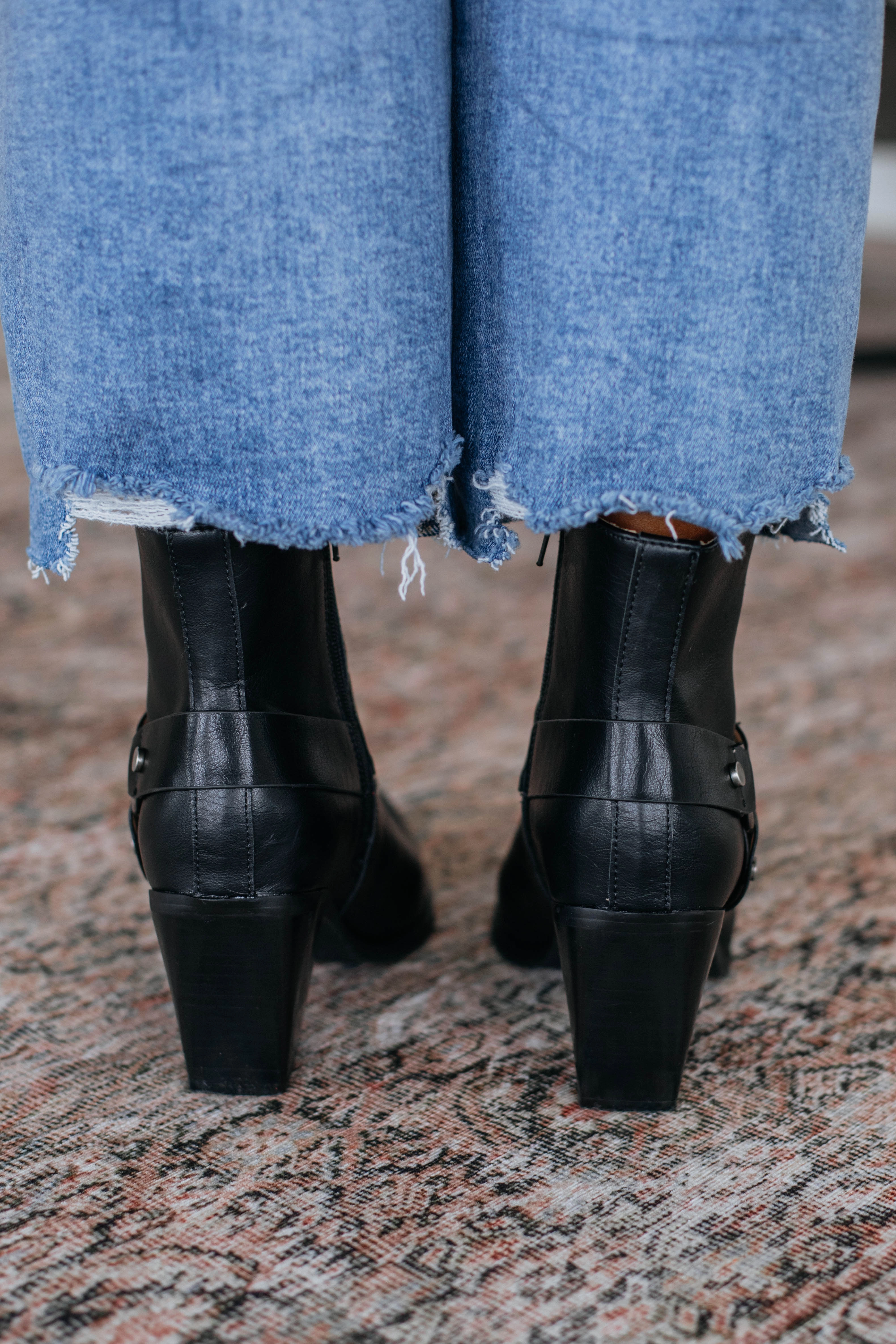 Comfort Shank Here For A Good Time Boots - Black