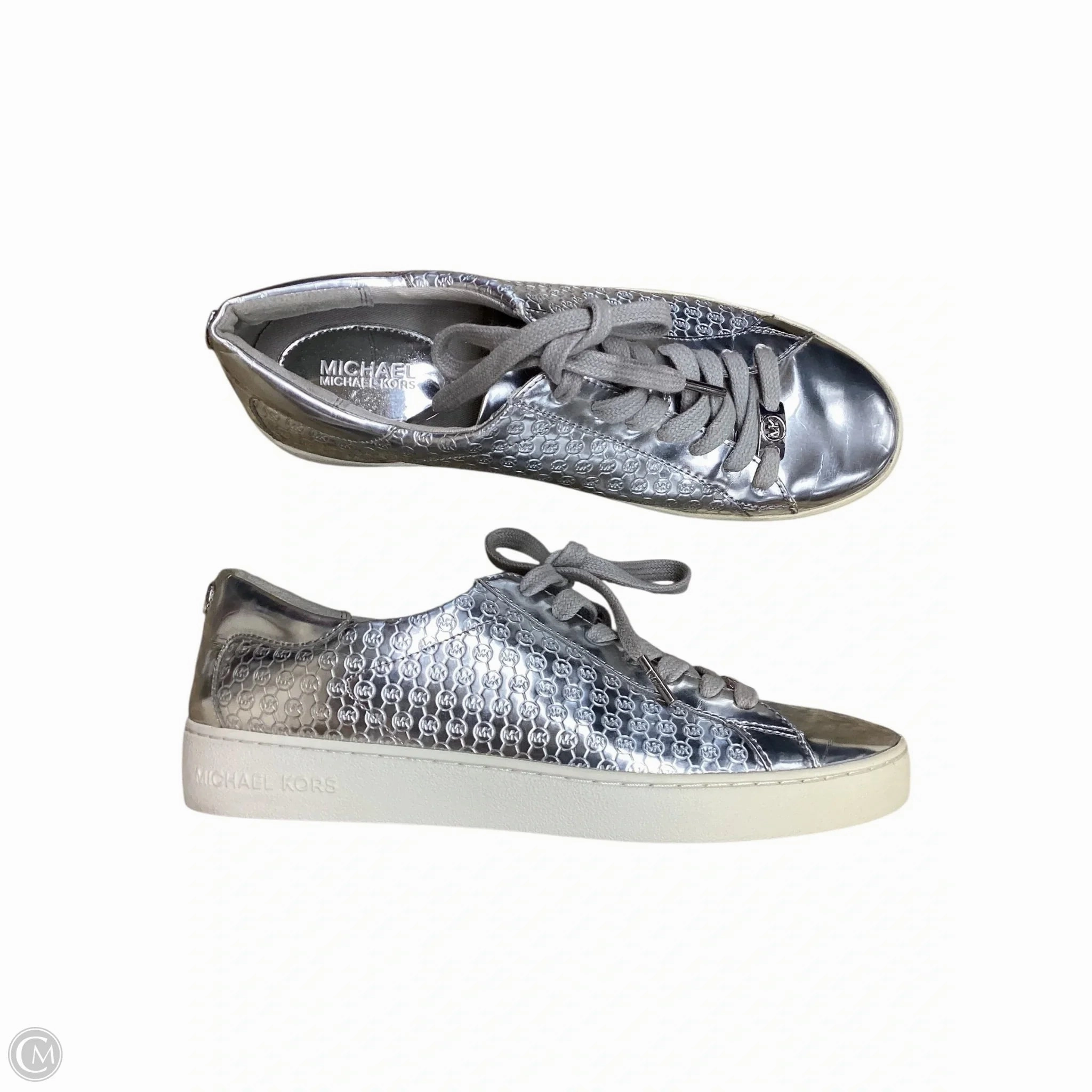 ActiveLifestyle Shoes Sneakers By Michael By Michael Kors In Silver, Size: 9.5