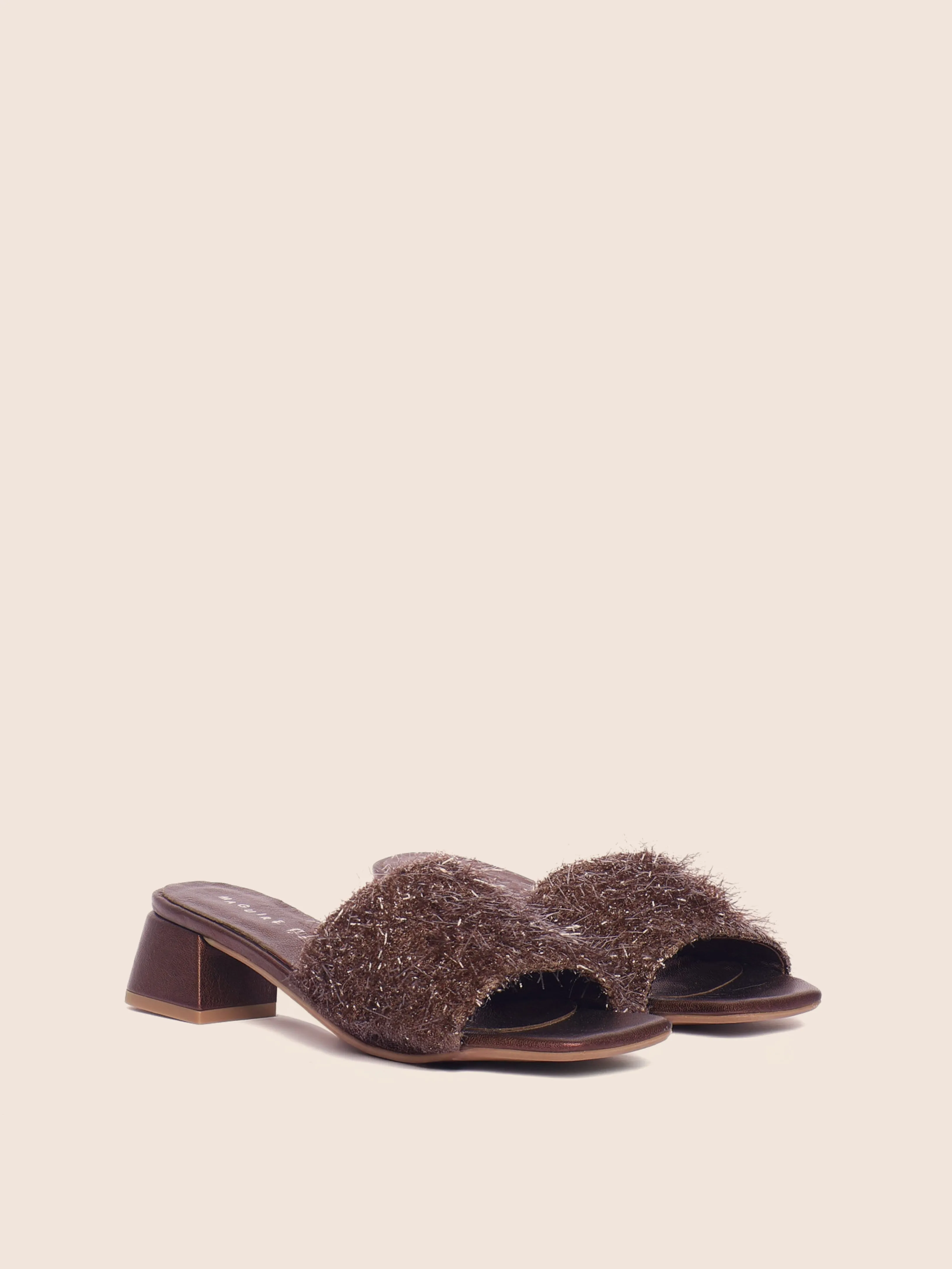 Mrida Brown Sandal Peep Toe