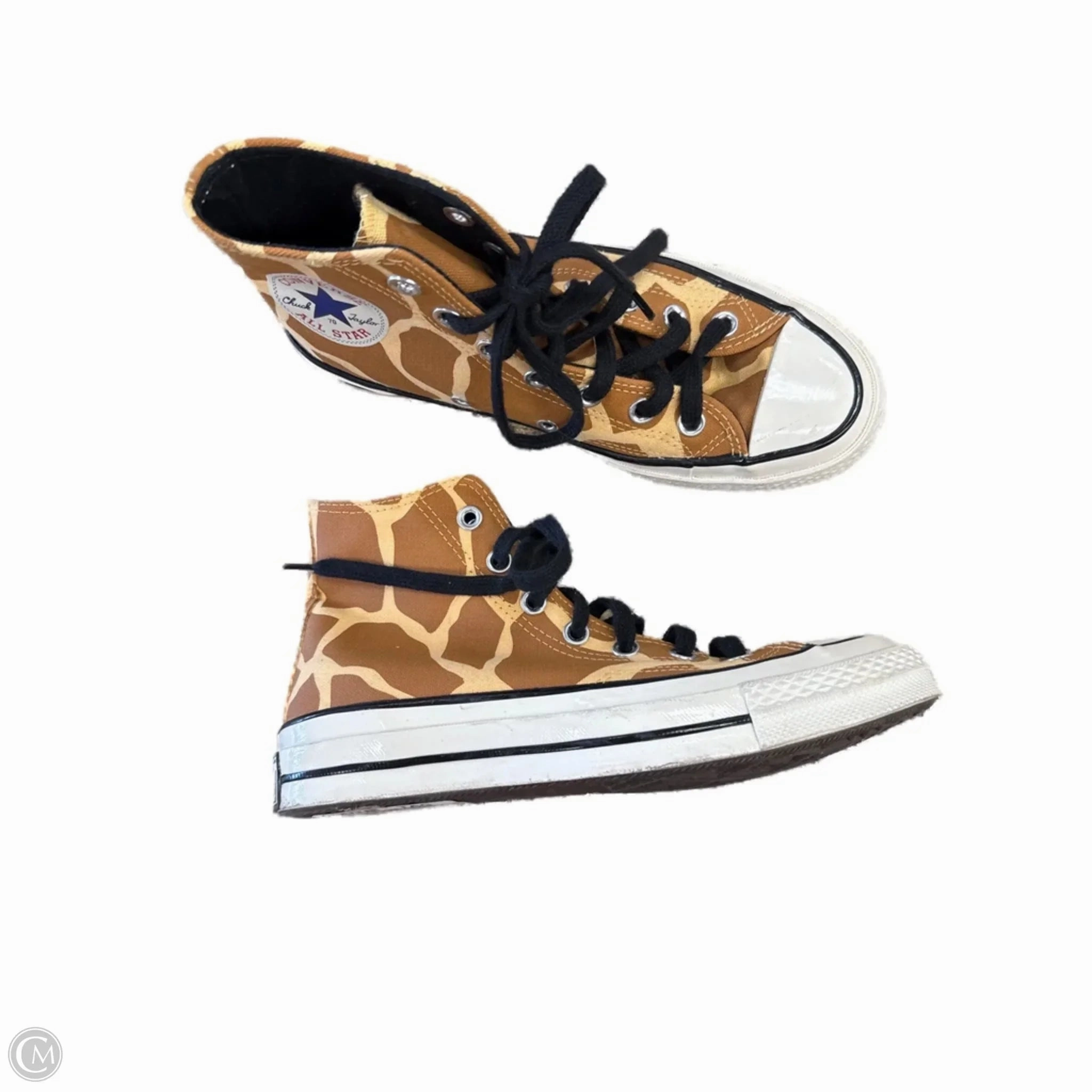 TPU Heel Stabilizer Shoes Sneakers By Converse In Animal Print, Size: 7