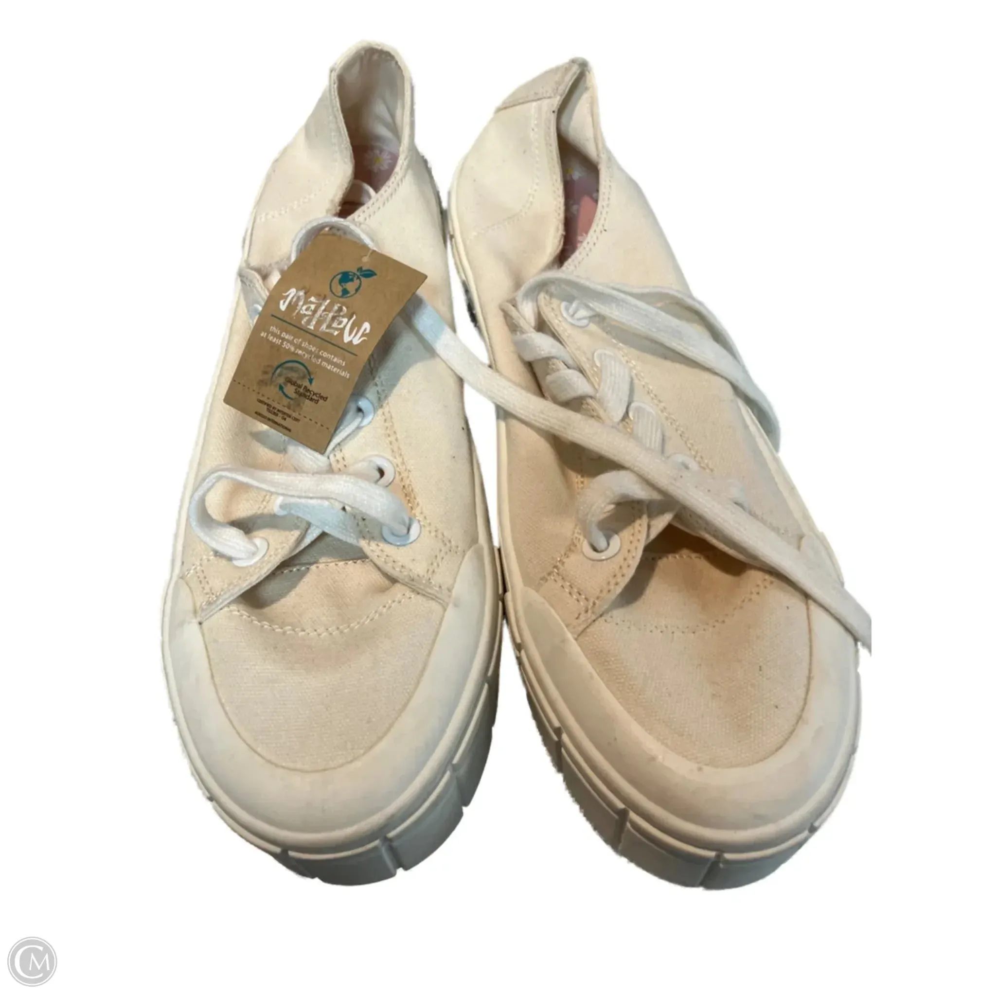 Shoes Sneakers By Clothes Mentor In Cream, Size: 11 Run Trail