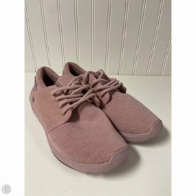 Slip On Design Leather Shoes Sneakers By Clothes Mentor In Mauve, Size: 9.5