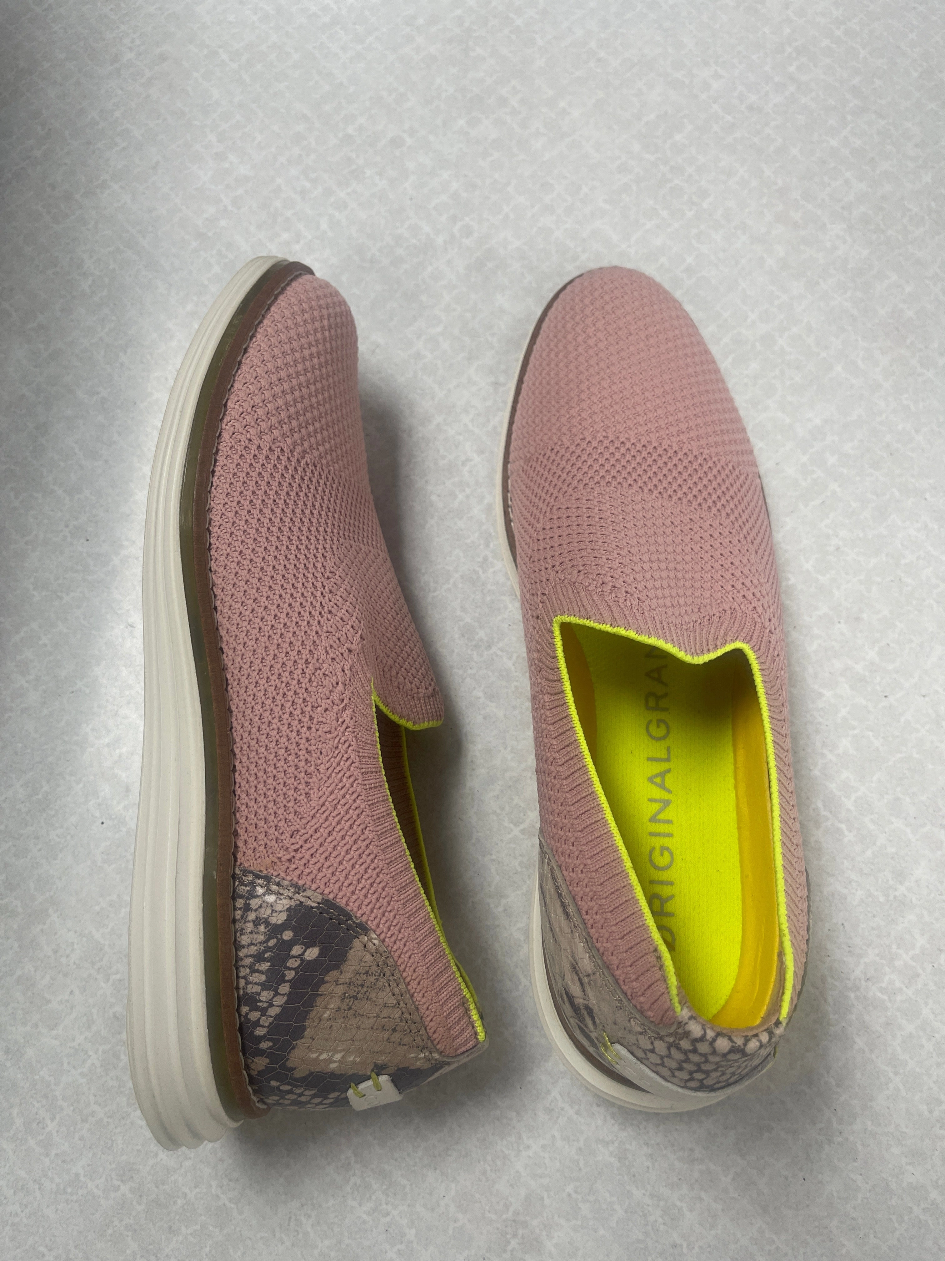 Non Marking Rubber Shoes Sneakers By Cole-Haan In Pink, Size:6