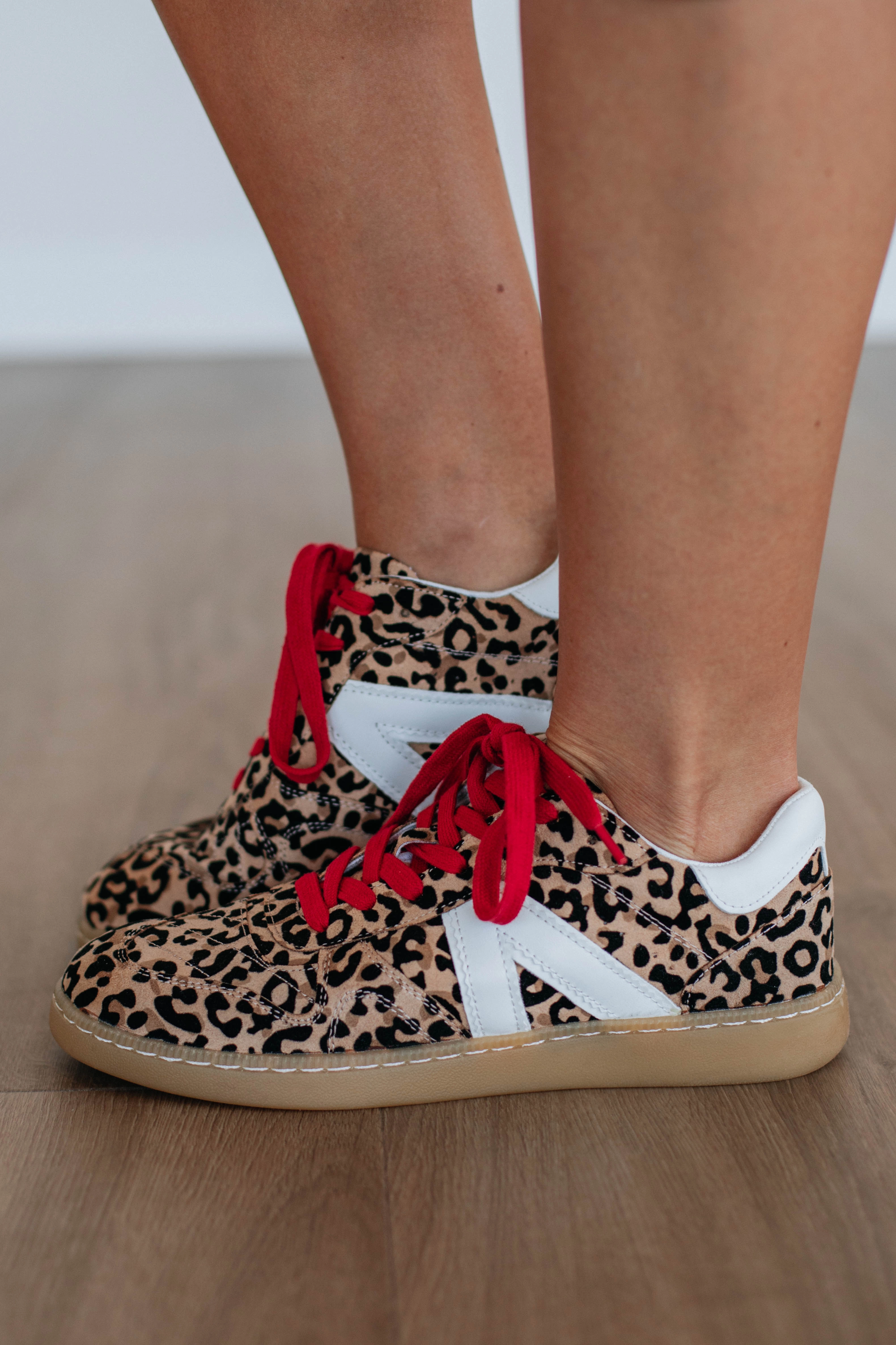 Mom Fit Multi Directional Tread Pattern Walk On The Wild Side Sneakers