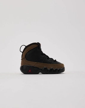 Jordan Air Jordan 9 Retro 'Olive' Toddler Velcro Closure