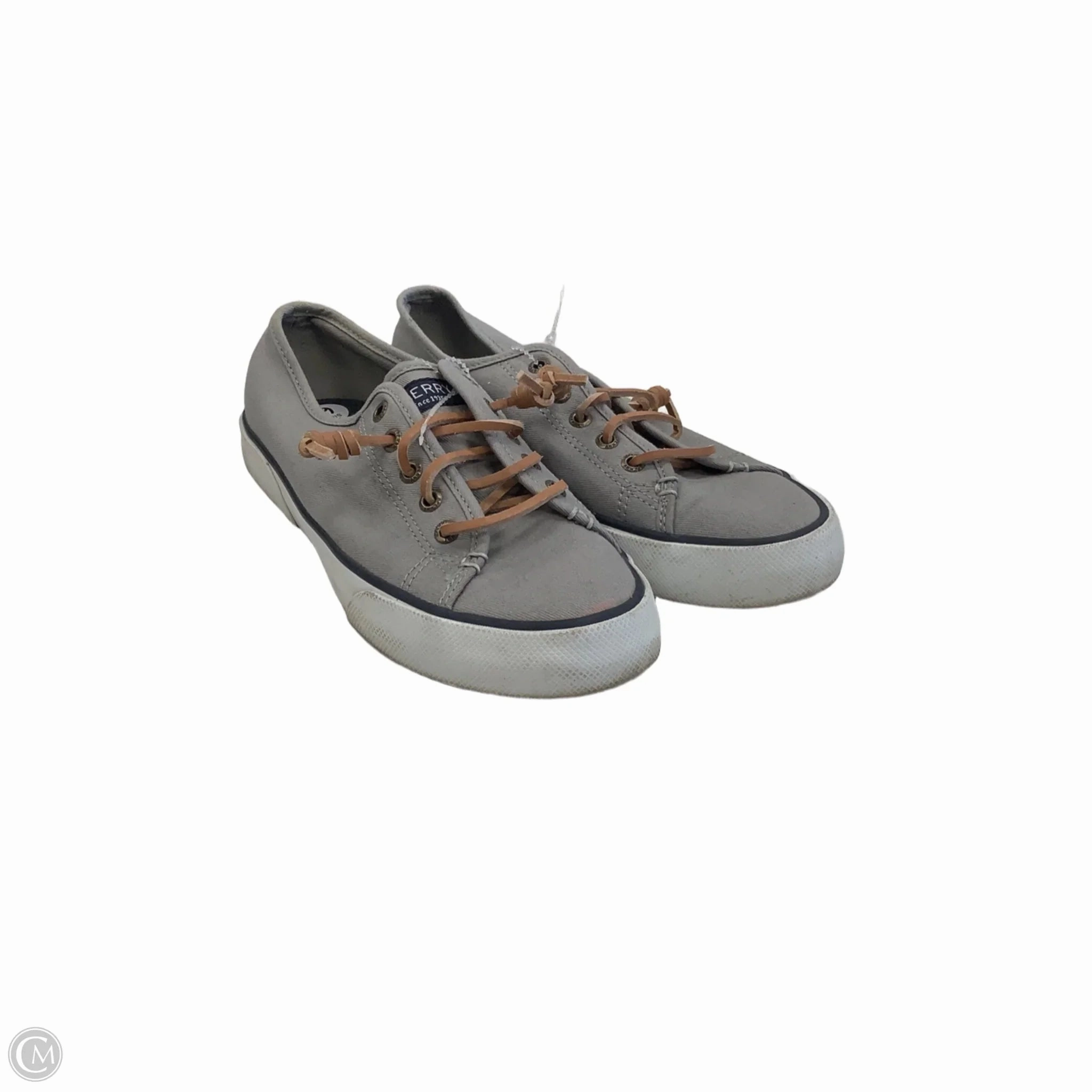 Shoes Sneakers By Sperry In Grey, Size: 6 Simple Look