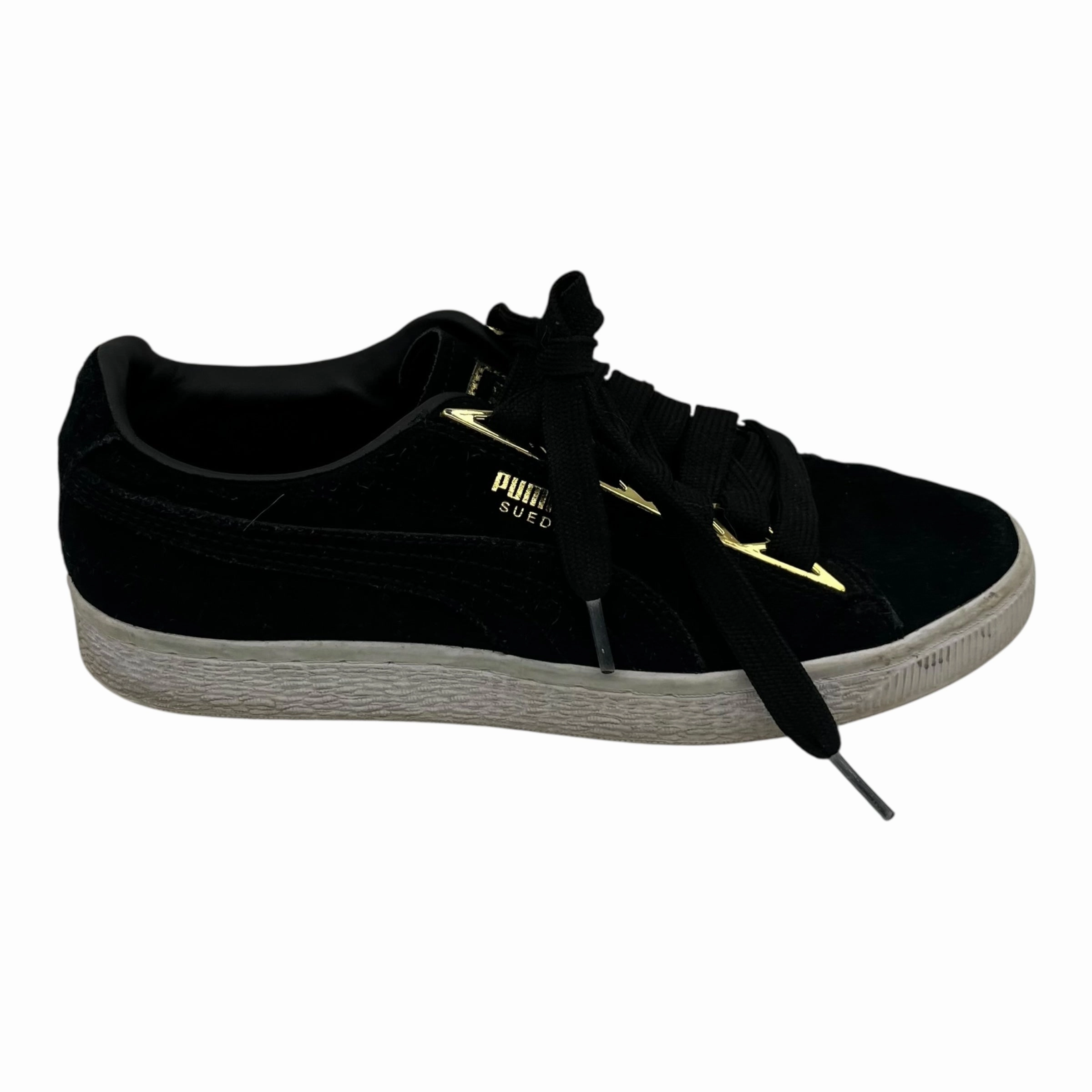 Trail Style Work Out Shoes Sneakers By Puma In Black, Size:8.5
