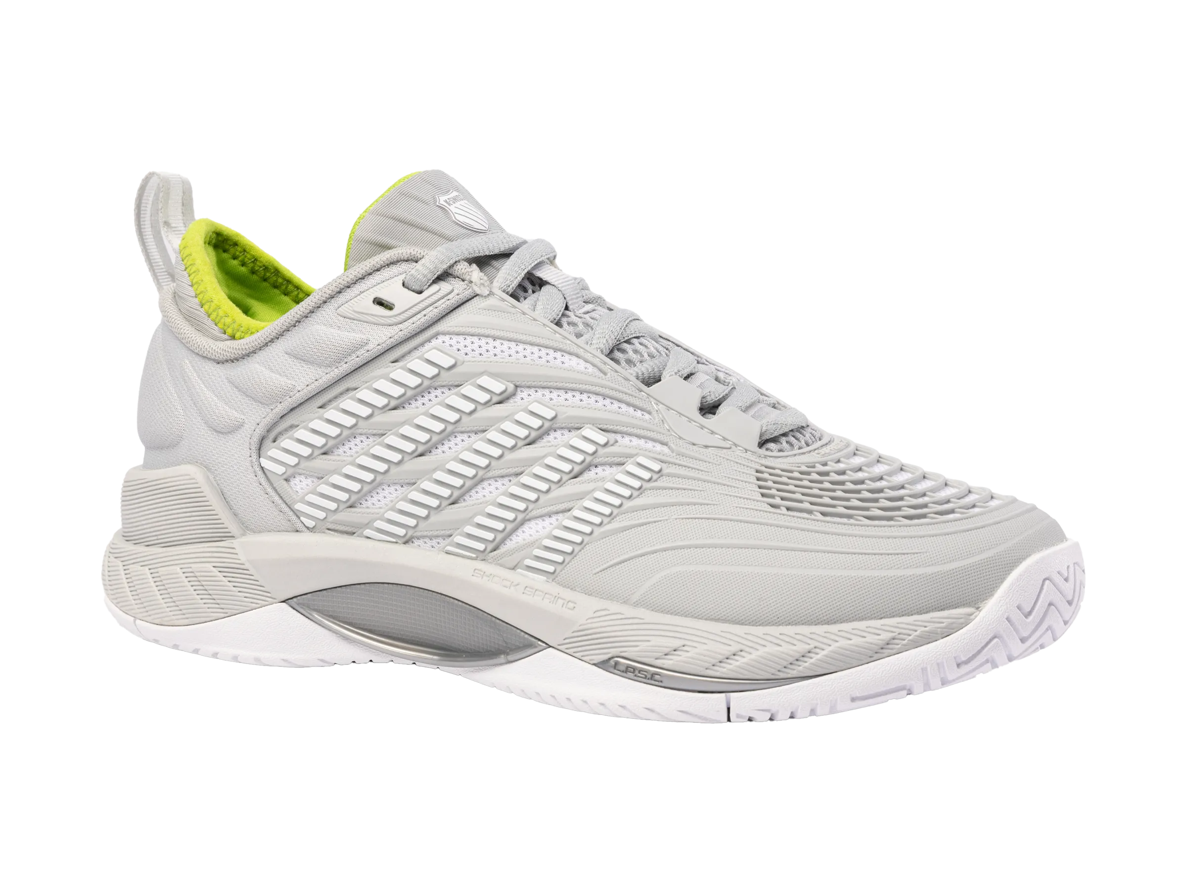 Cushioned Base Busy Professionals 99071-034-M | HYPERCOURT SUPREME 2 | GRAY VIOLET/WHITE/LIME GREEN