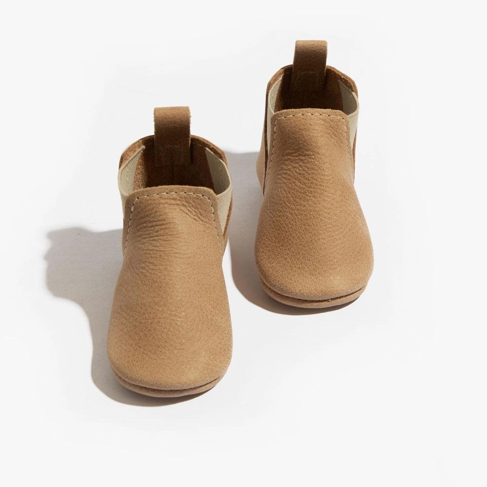Modern kids' designs Weathered Brown Chelsea Boot Baby Shoe