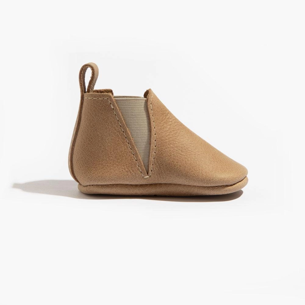 Weathered Brown Chelsea Boot Baby Shoe Easy to Wear