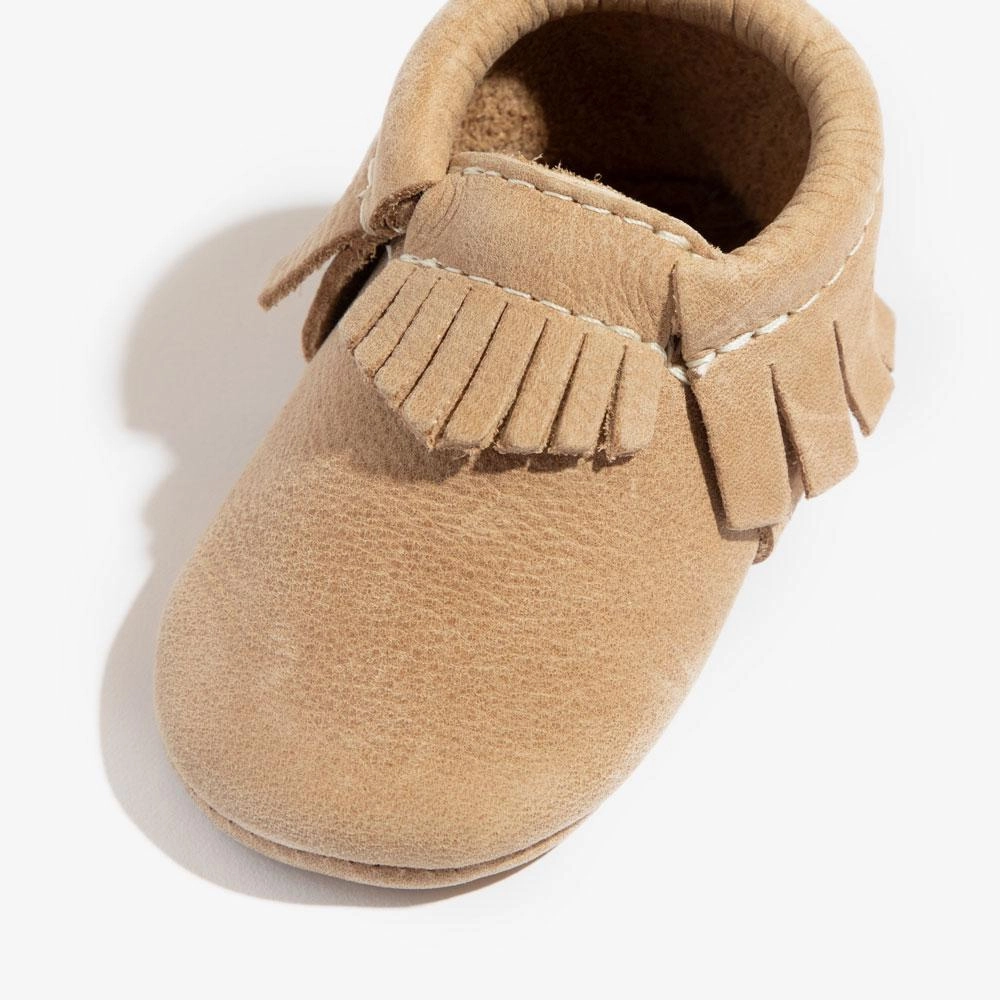 Weathered Brown Moccasin Baby Shoe Quick Drying Flat - heeled kids' shoes