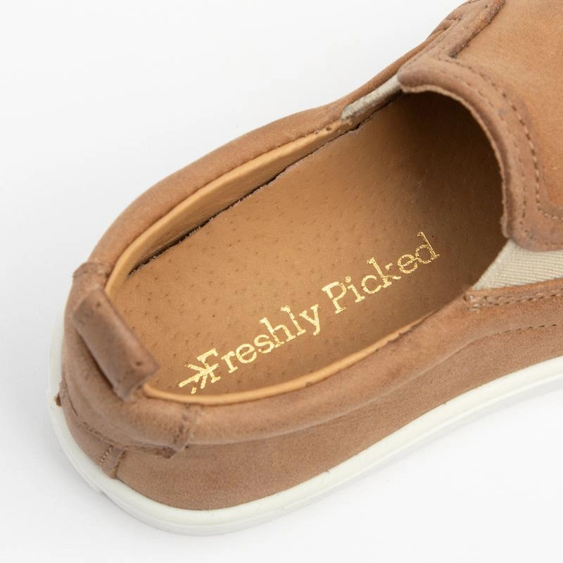 Everyday Form Weathered Brown Slip-On Sneaker