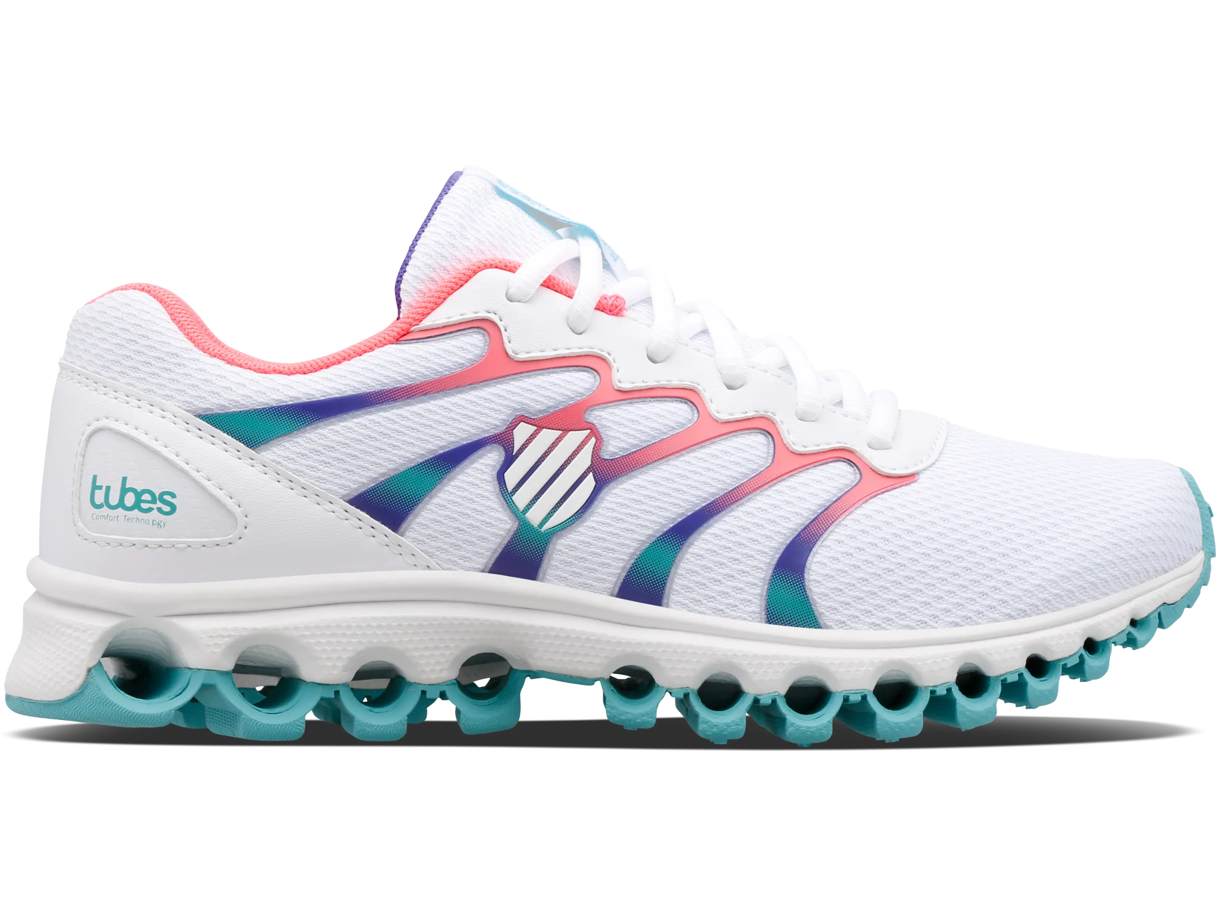 King Walk 97112-125-W | TUBES 200 | WHITE/FLUO PINK/BLUE TURQUOISE
