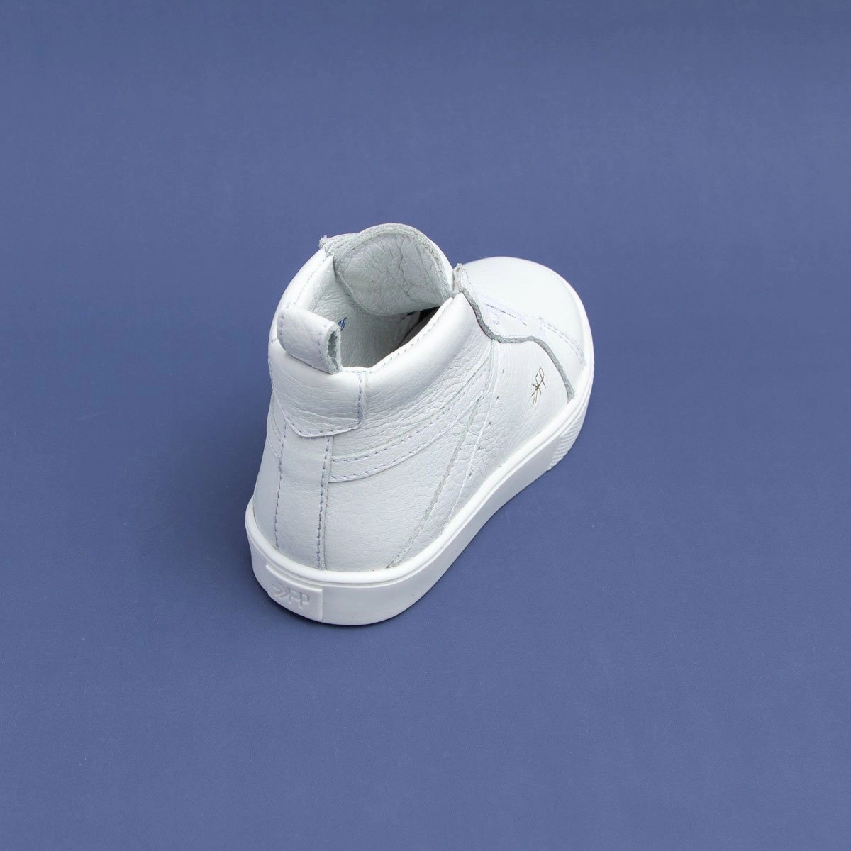 Lace Tie White High Top Sneaker