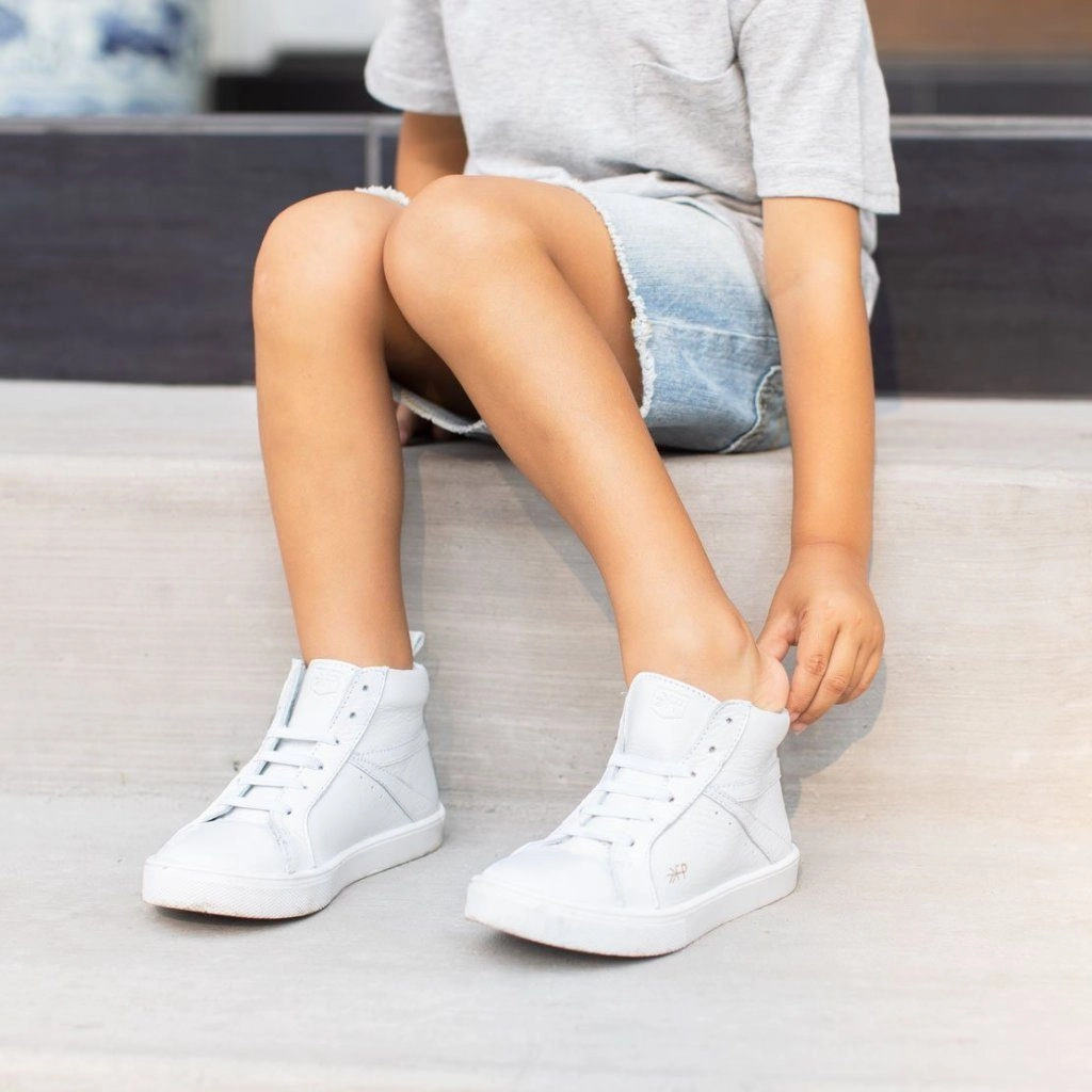 Summer Heat White High Top Sneaker