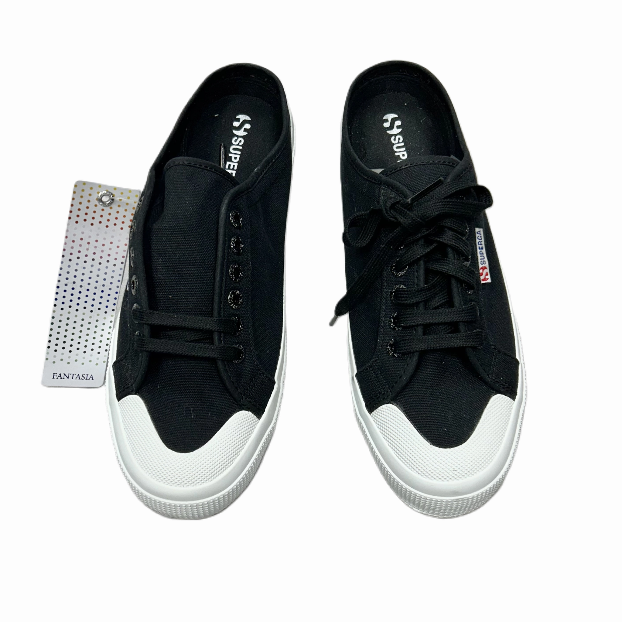 Shoes Sneakers By Superga In Black & White, Size: 11 Lean Profile Abrasion Resistant Guards