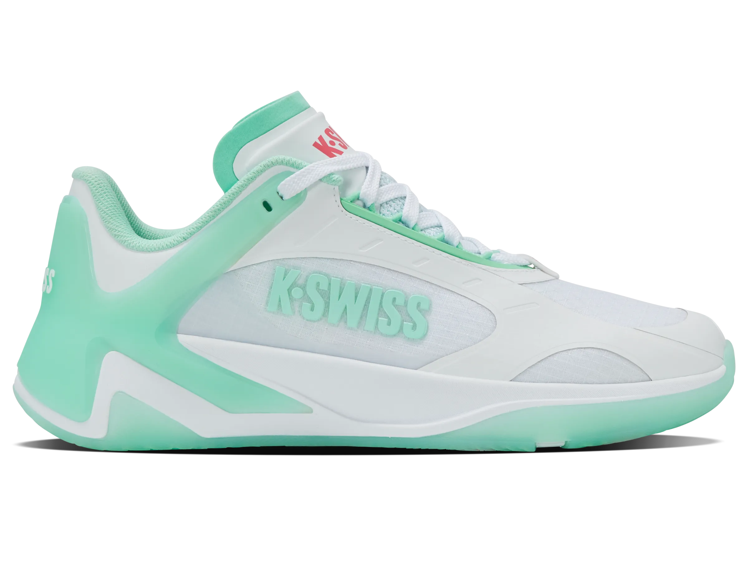Mid Top 99491-177-M | K-FRAME PICKLEBALL | WHITE/NEON MINT/HOT NEON PINK
