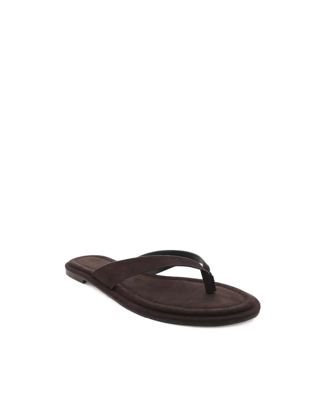 ZENOBIA - DARK CACAO SUEDE Chic Vacation Flats