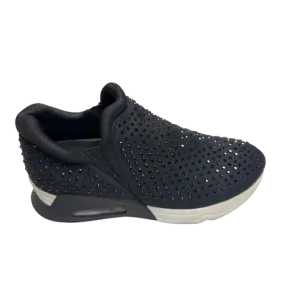 Shoes Sneakers By   Clothes Mentor In Black, Size:8 Slip   On Design Collared Ankle