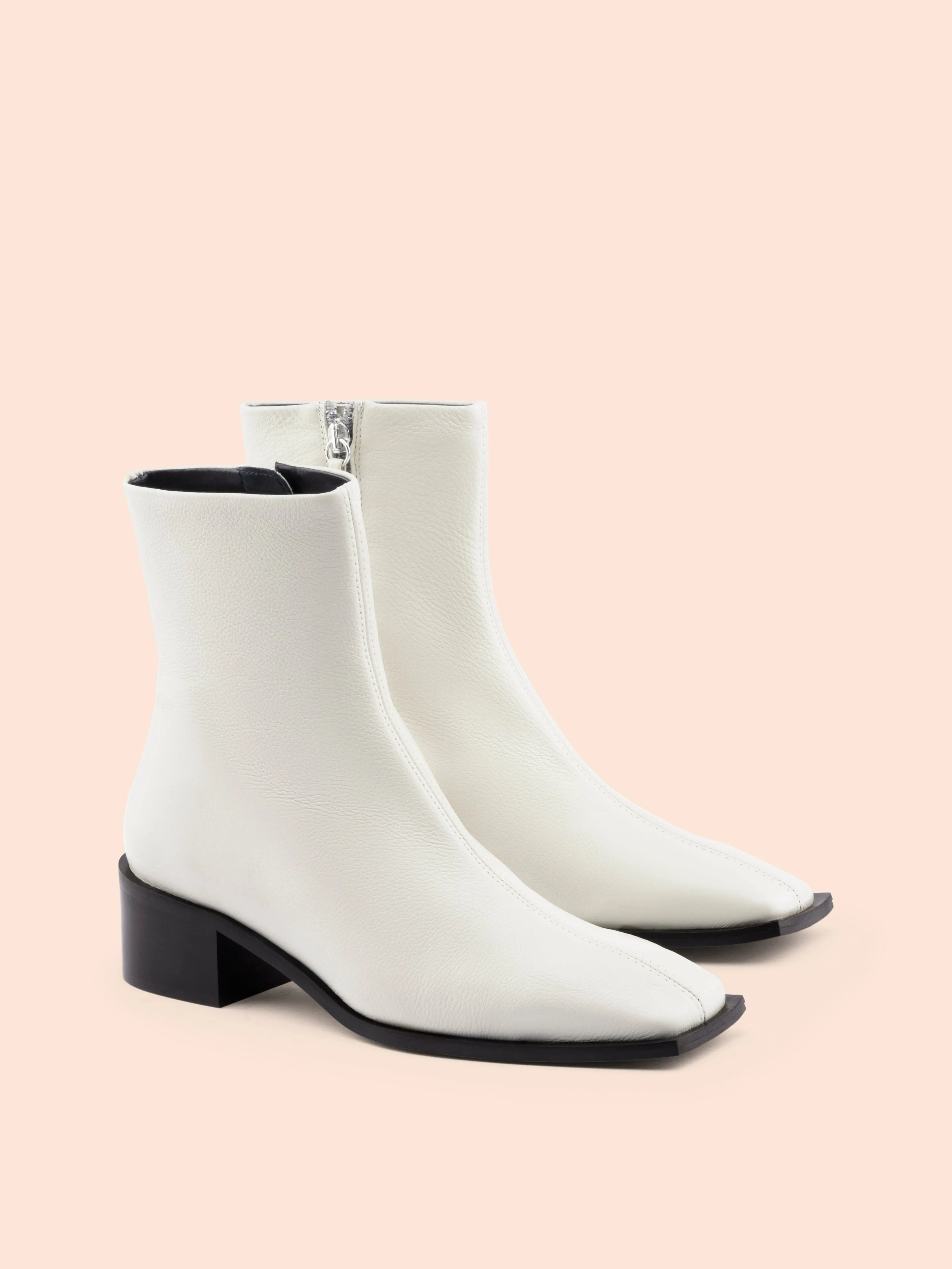 Sleek Function Comfortable Heel Palma Oyster Boot