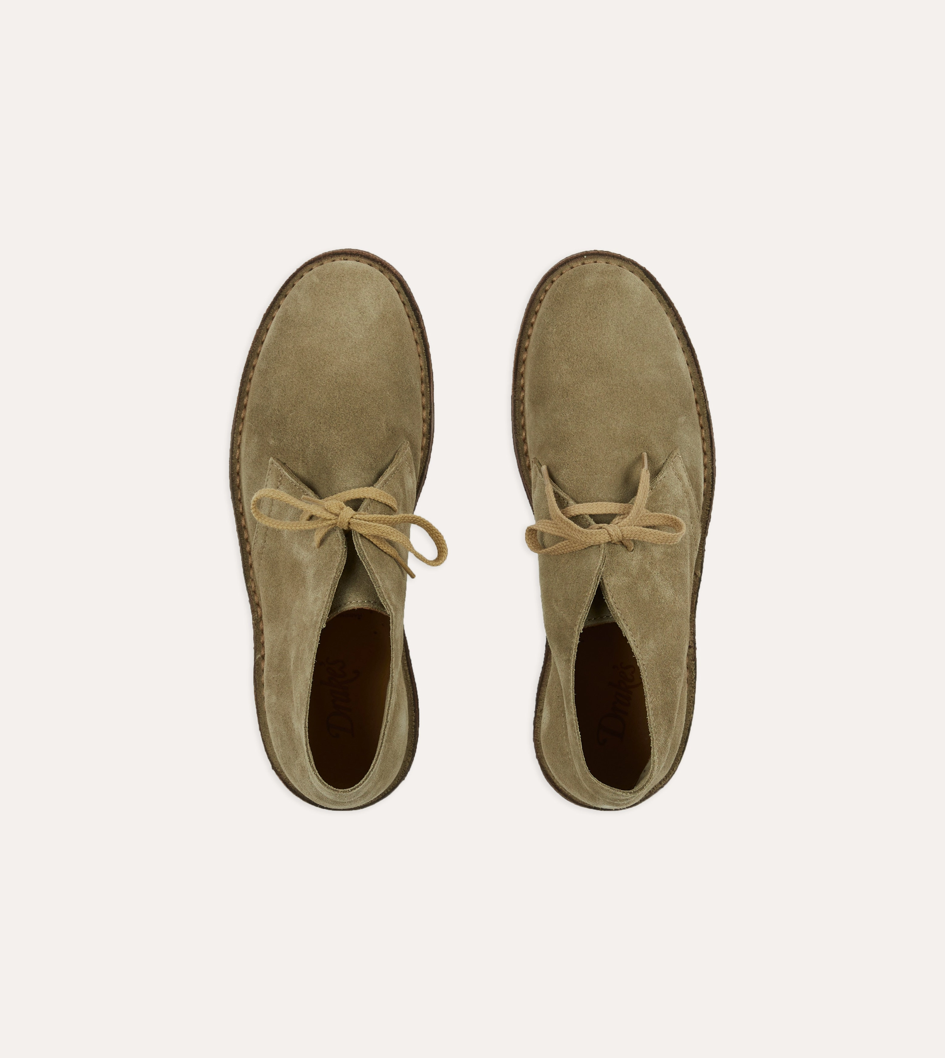 Clifford Desert Boot Sand Suede Patent Cover
