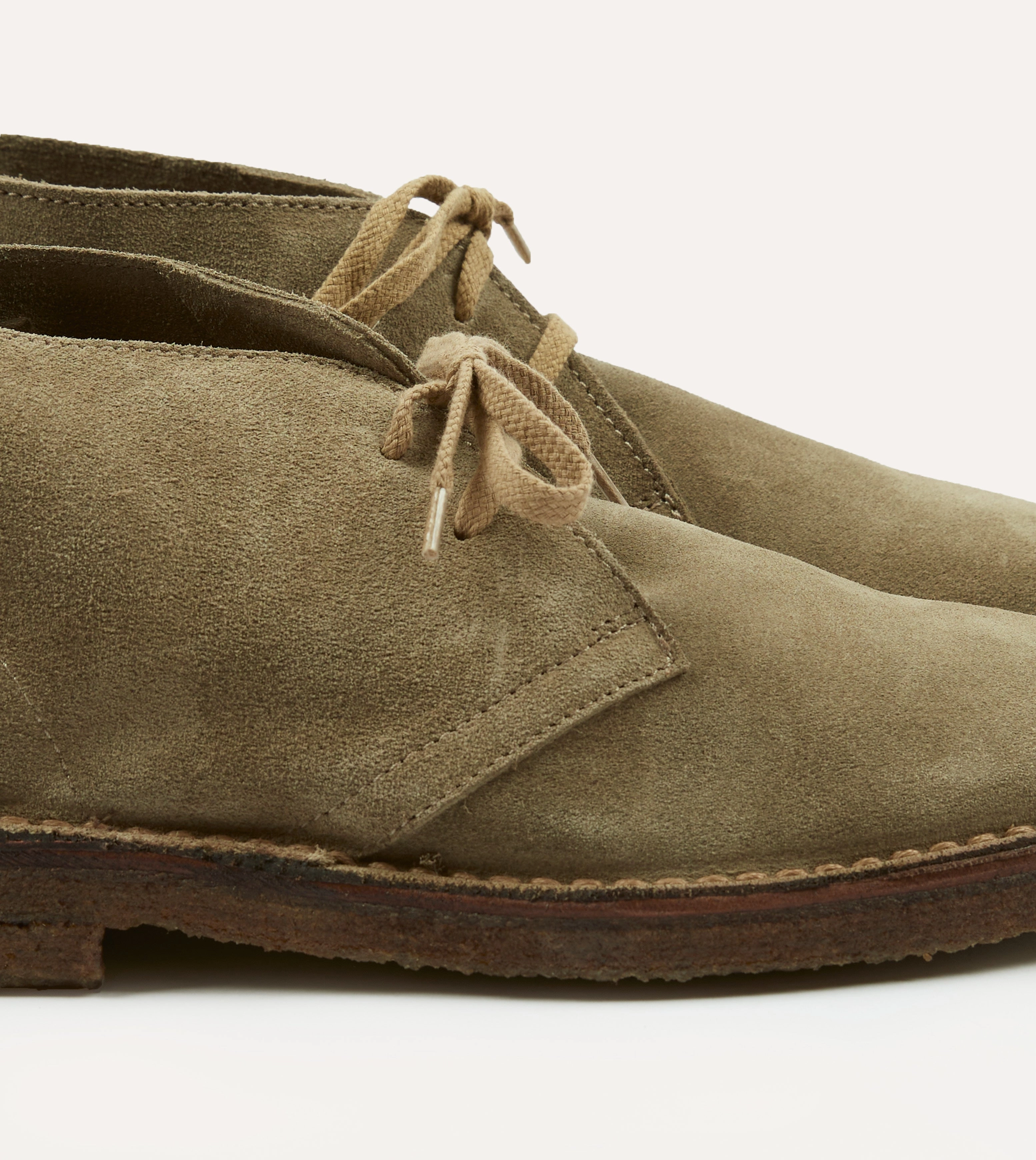 Clifford Desert Boot Sand Suede Calm Step Rubber Heel Absorber