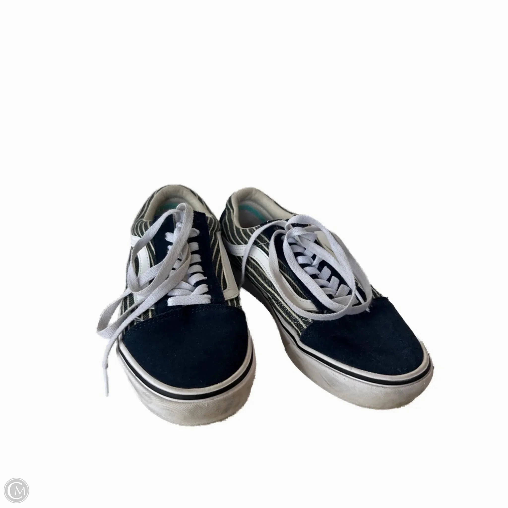 Shoes Sneakers By Vans In Blue & Cream, Size: 8 Odor Resistant Material Speed Step