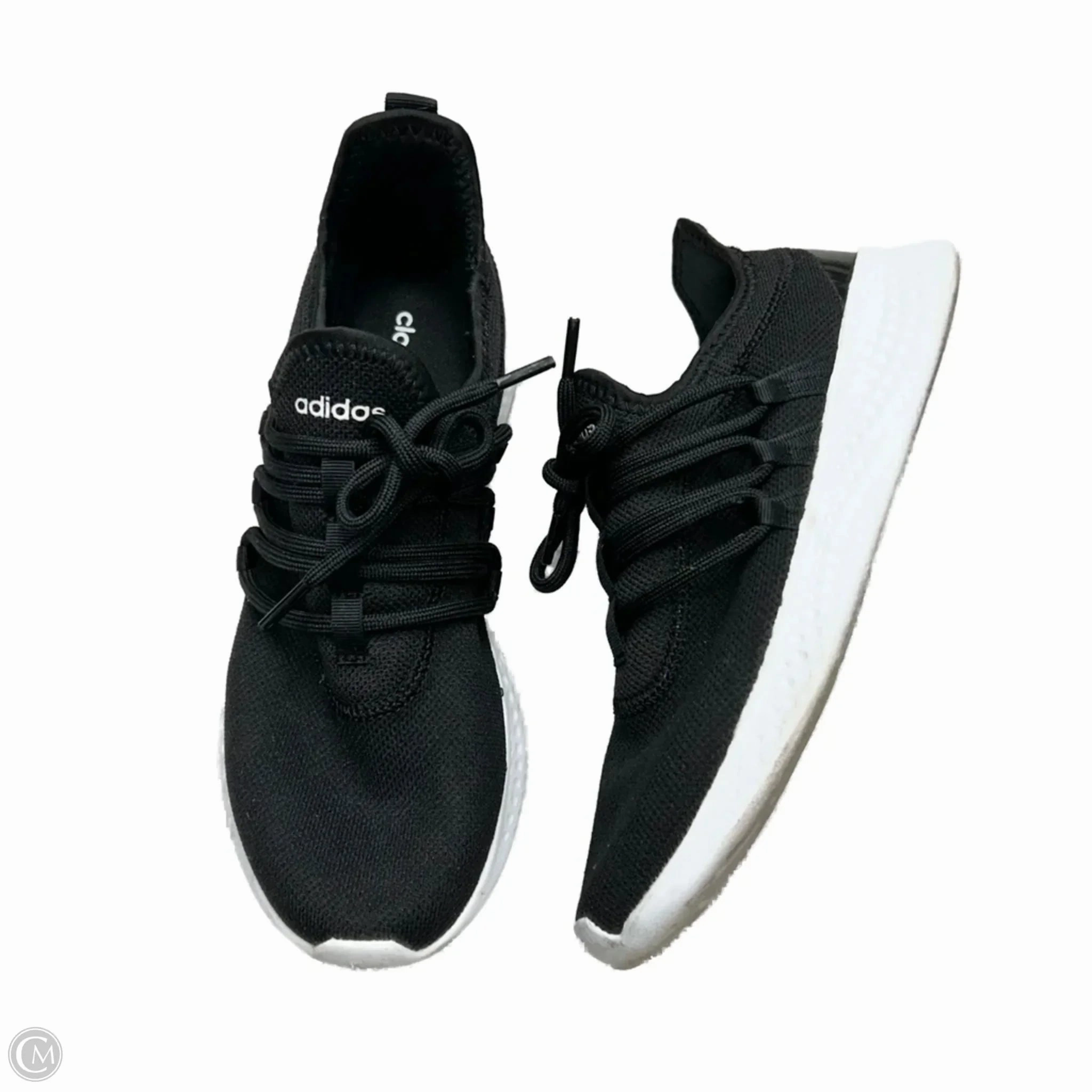 Water Resistant Material Shoes Sneakers By Adidas In Black, Size: 8.5